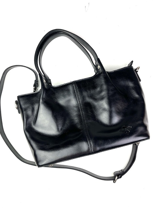 Patricia Nash Handbags - New Patricia Nash Argenta Black Leather Satchel Crossbody Strap